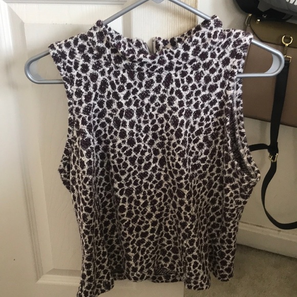 Cheetah print blouse - Picture 1 of 2